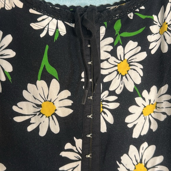 Betsey Johnson Vintage Archive Label Daisy Print Maxi Dress - Picture 2 of 6